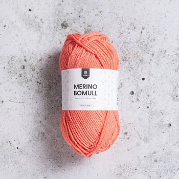 34005 Fushion Coral, Merino Bomull