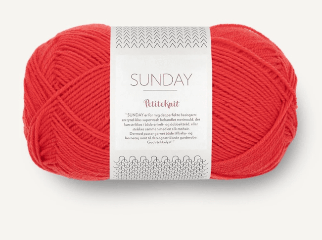 4008 Poppy, Sunday PetiteKnit