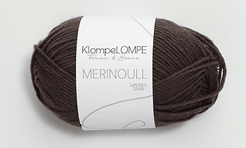 3081 Mörk Brun, Merinoull KlompeLOMPE