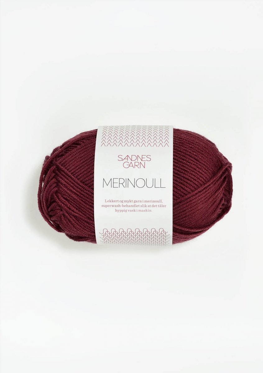 4254 Mörk Mursten Merinoull - *Utgår*