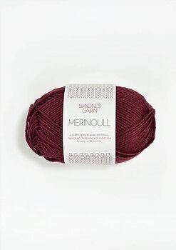 4254 Mörk Mursten Merinoull - *Utgår*