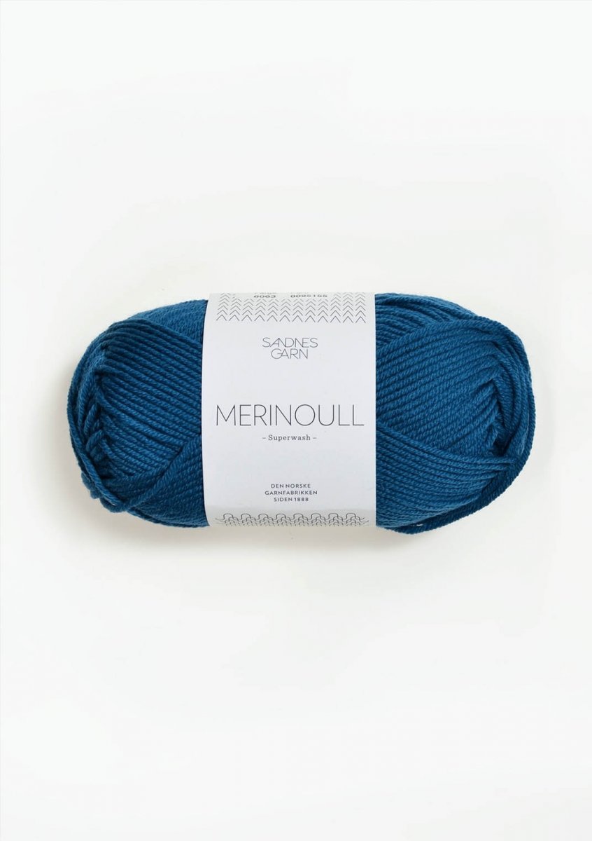 6063 Bläckblå Merinoull - *Utgår*