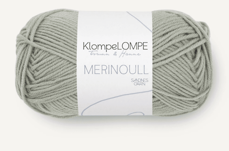 9040 Pudergrön, Merinoull KlompeLOMPE