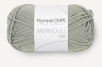 9040 Pudergrön, Merinoull KlompeLOMPE