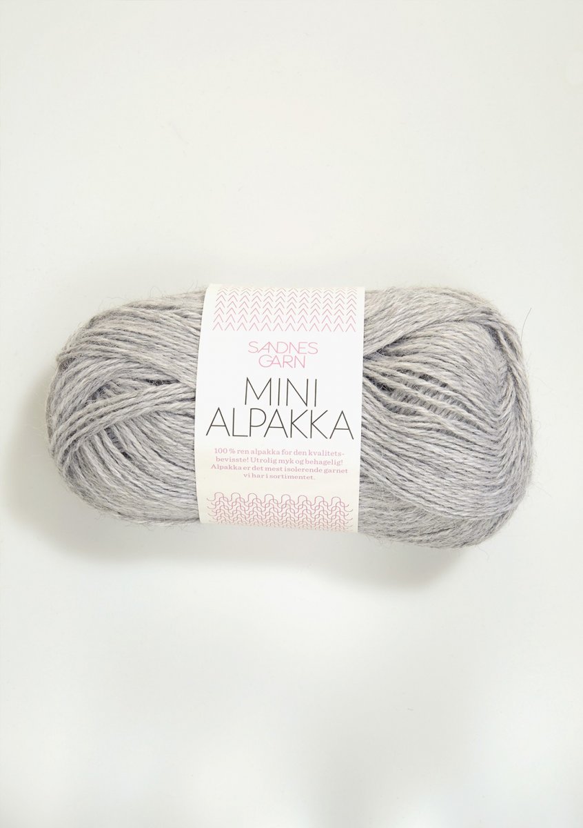 1032 Ljusgrå, Mini Alpakka