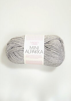 1032 Ljusgrå, Mini Alpakka