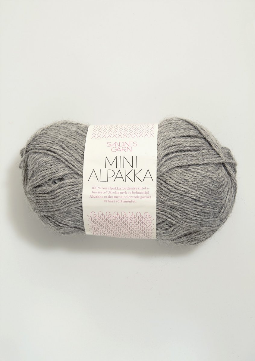 1042 Grå, Mini Alpakka