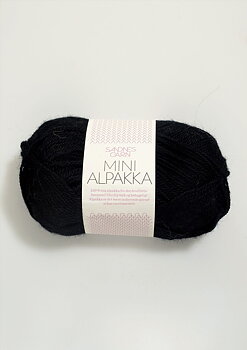 1099 Svart, Mini Alpakka