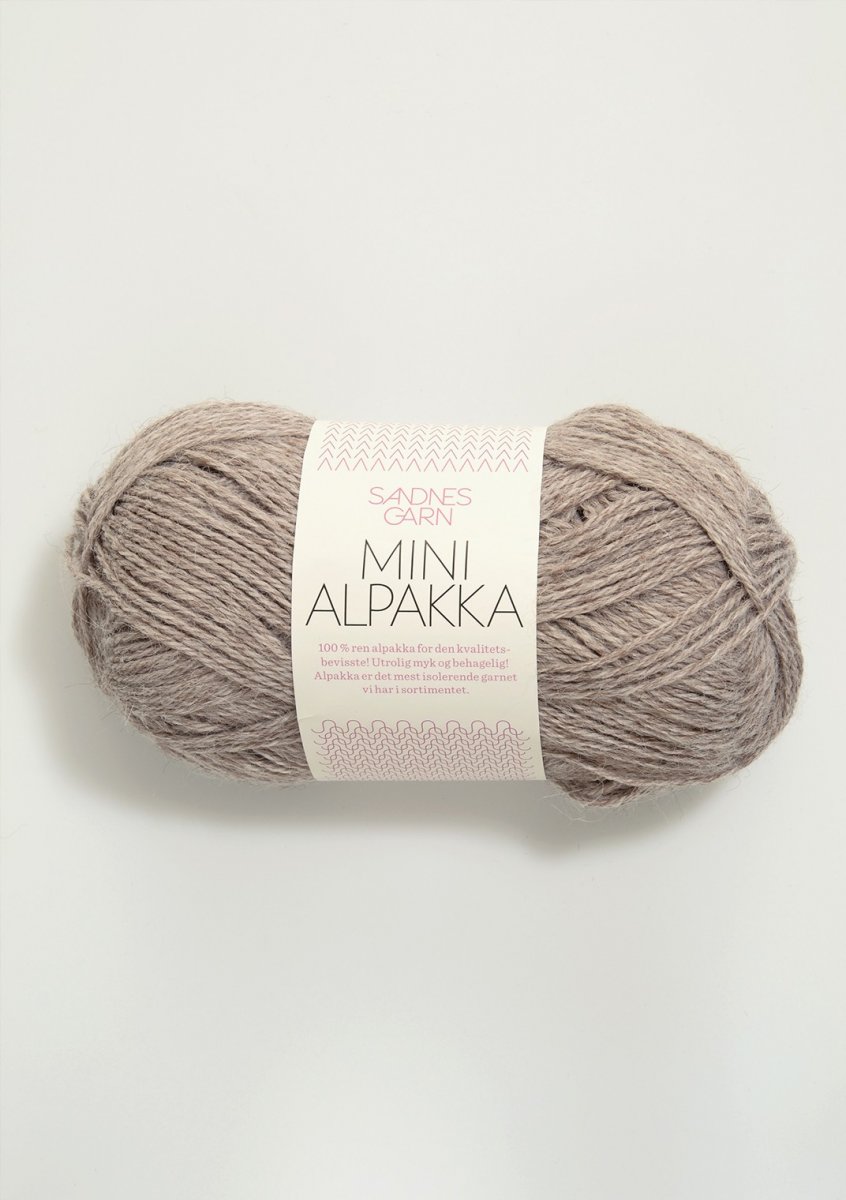 2650 Gråbeige Mini alpakka