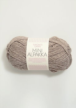 2650 Gråbeige Mini alpakka