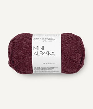 4372 Djup Burgunder, Mini Alpakka