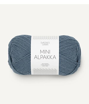 6052 Jeansblå, Mini Alpakka - Utgår -