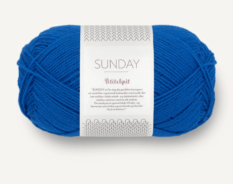 6046 Electric Blue, Sunday PetiteKnit - *UTGÅR*
