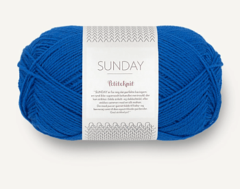 6046 Electric Blue, Sunday PetiteKnit - *UTGÅR*