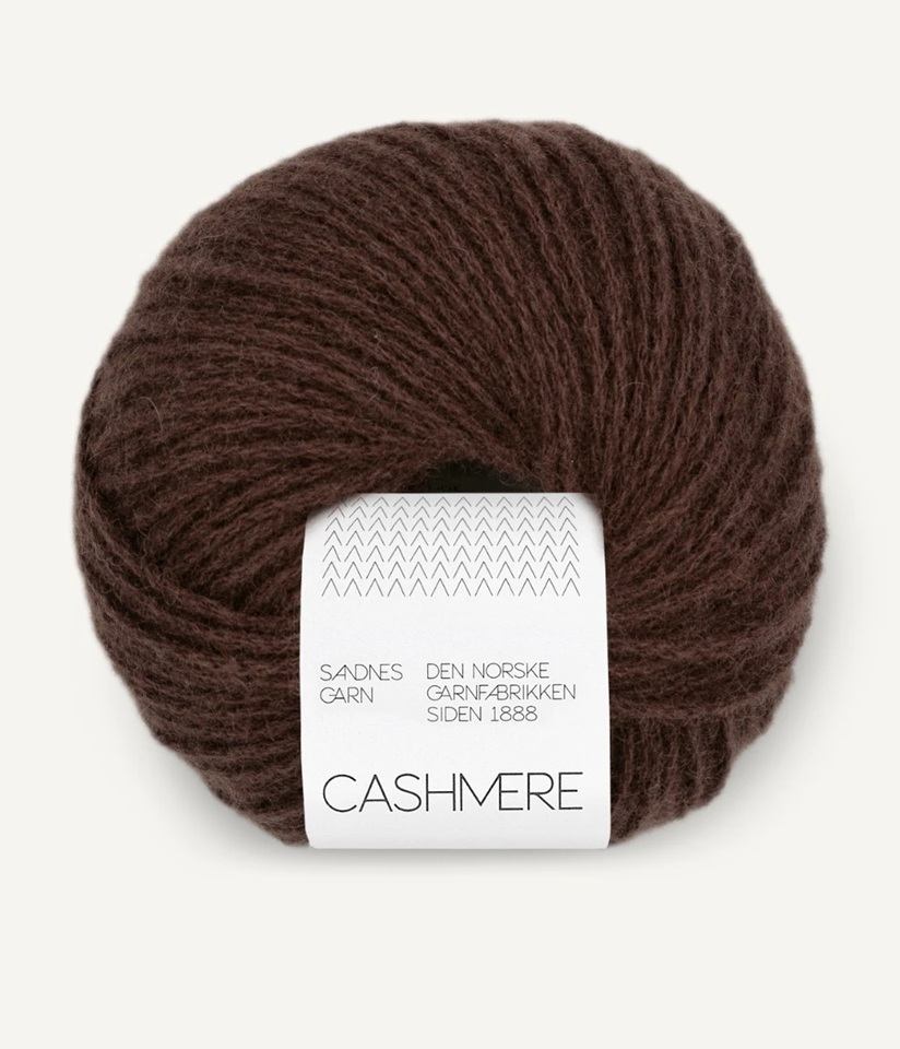 3082 Dark Brown, Cashmere Sandnes