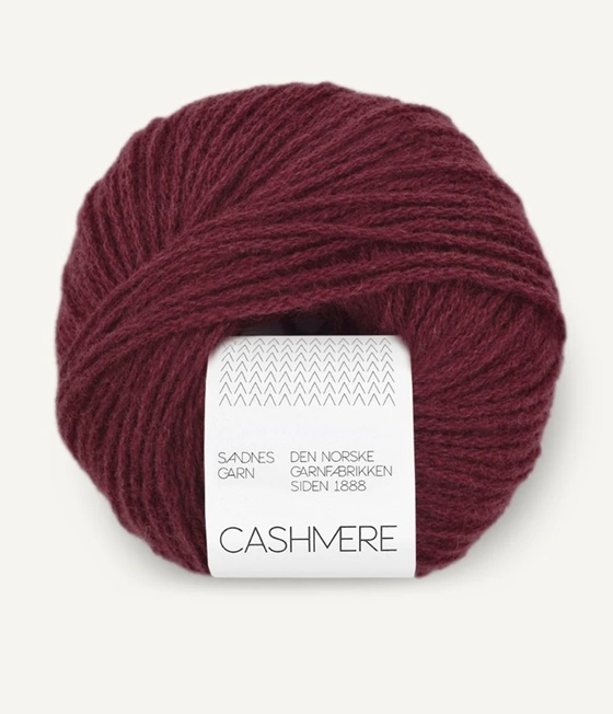 4372 Burgundy, Cashmere Sandnes