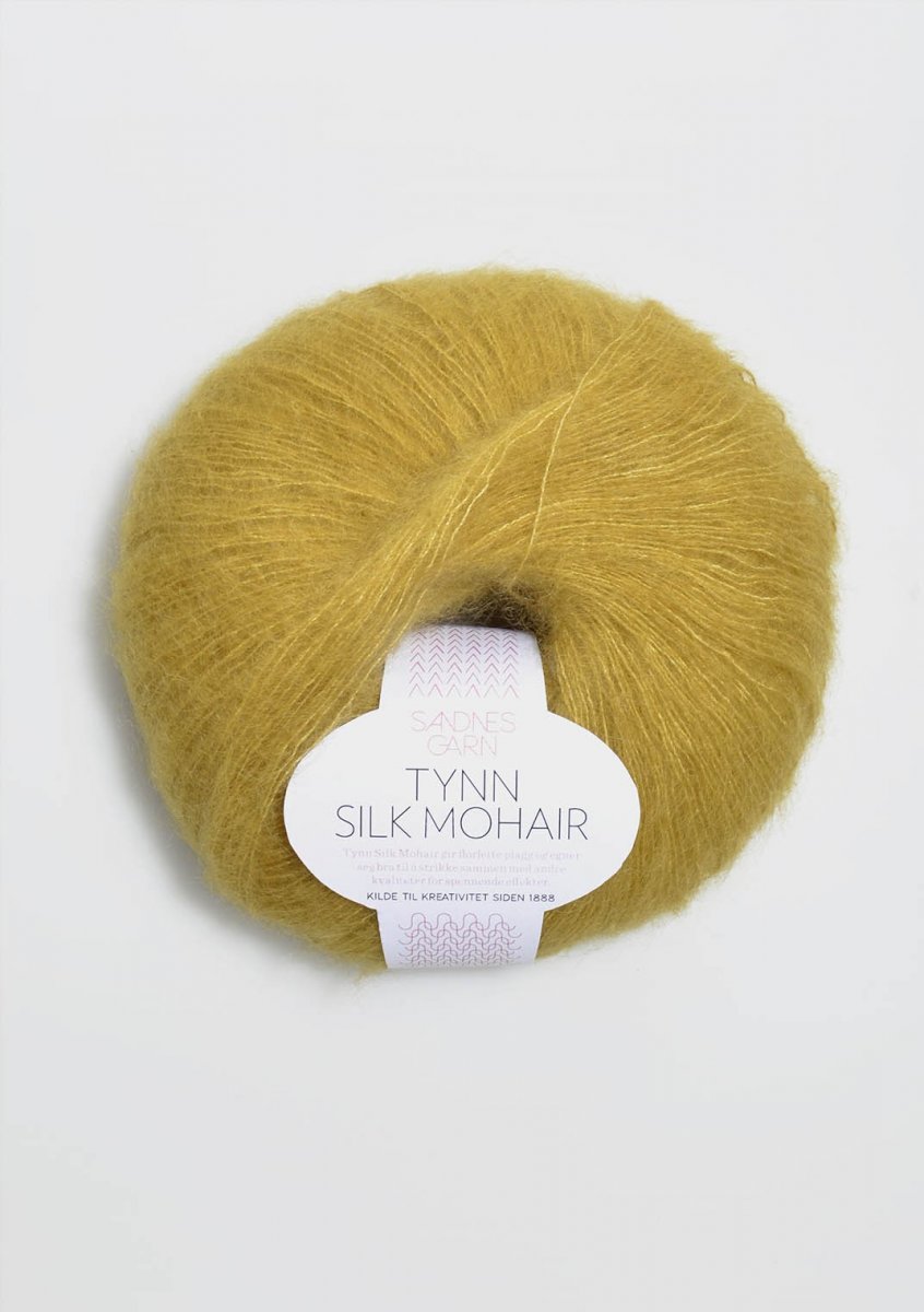 2024 Gulgrön, Tynn silkmohair - *Utgår*