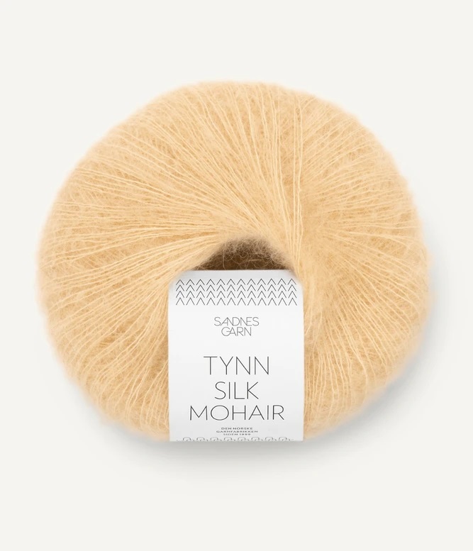 2122 Gult Månsken, Tynn Silkmohair - Utgår -