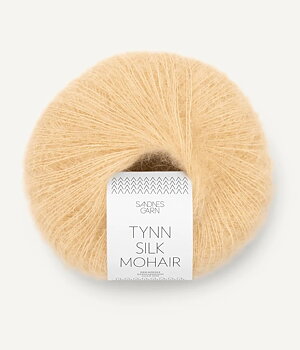 2122 Gult Månsken, Tynn Silkmohair - Utgår -