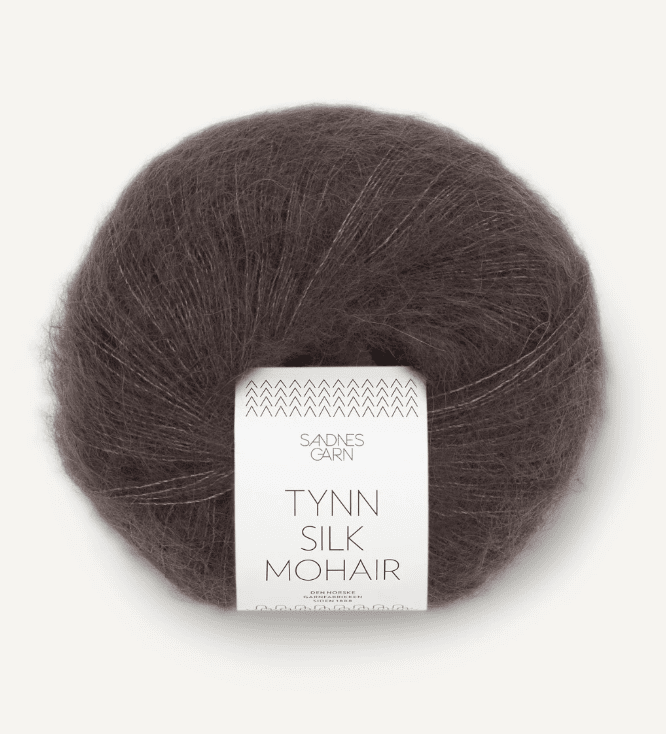 3880 Mörk Choklad, Tynn Silkmohair
