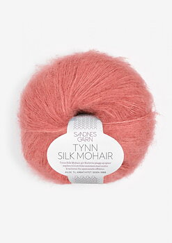 4025 Ljus Sienna, Tynn Silkmohair - *Utgår*