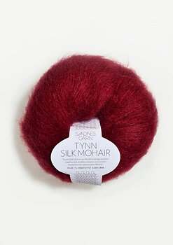 4236 Djup Röd, Tynn silkmohair