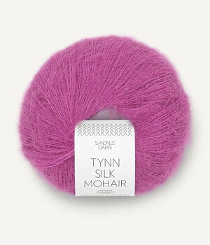 4628 Magenta, Tynn Silkmohair -utgår-