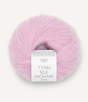 4813 Rosa/Lila, Tynn Silkmohair