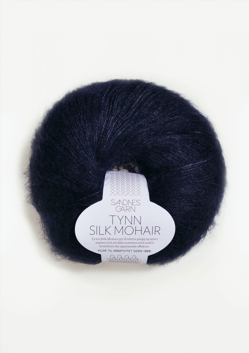 5581 Djup Marinblå, Tynn Silkmohair
