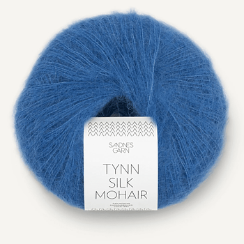 6044 Regatta Blå, Tynn Silkmohair