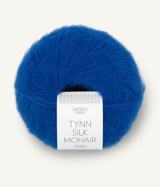 6046 Jolly Blue, Tynn Silkmohair