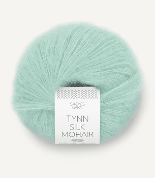 7720 Blå Dis, Tynn Silkmohair -Utgår-