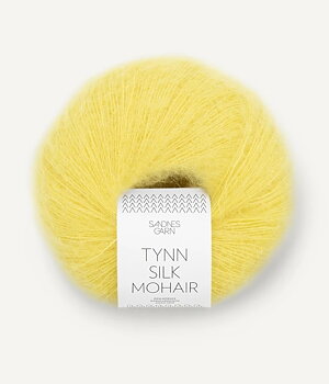 9004 Citron, Tynn Silkmohair -utgår-