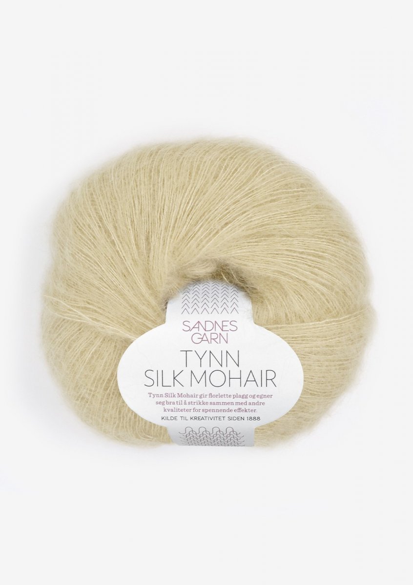9822 Ljus Chinos, Tynn Silkmohair -utgår-
