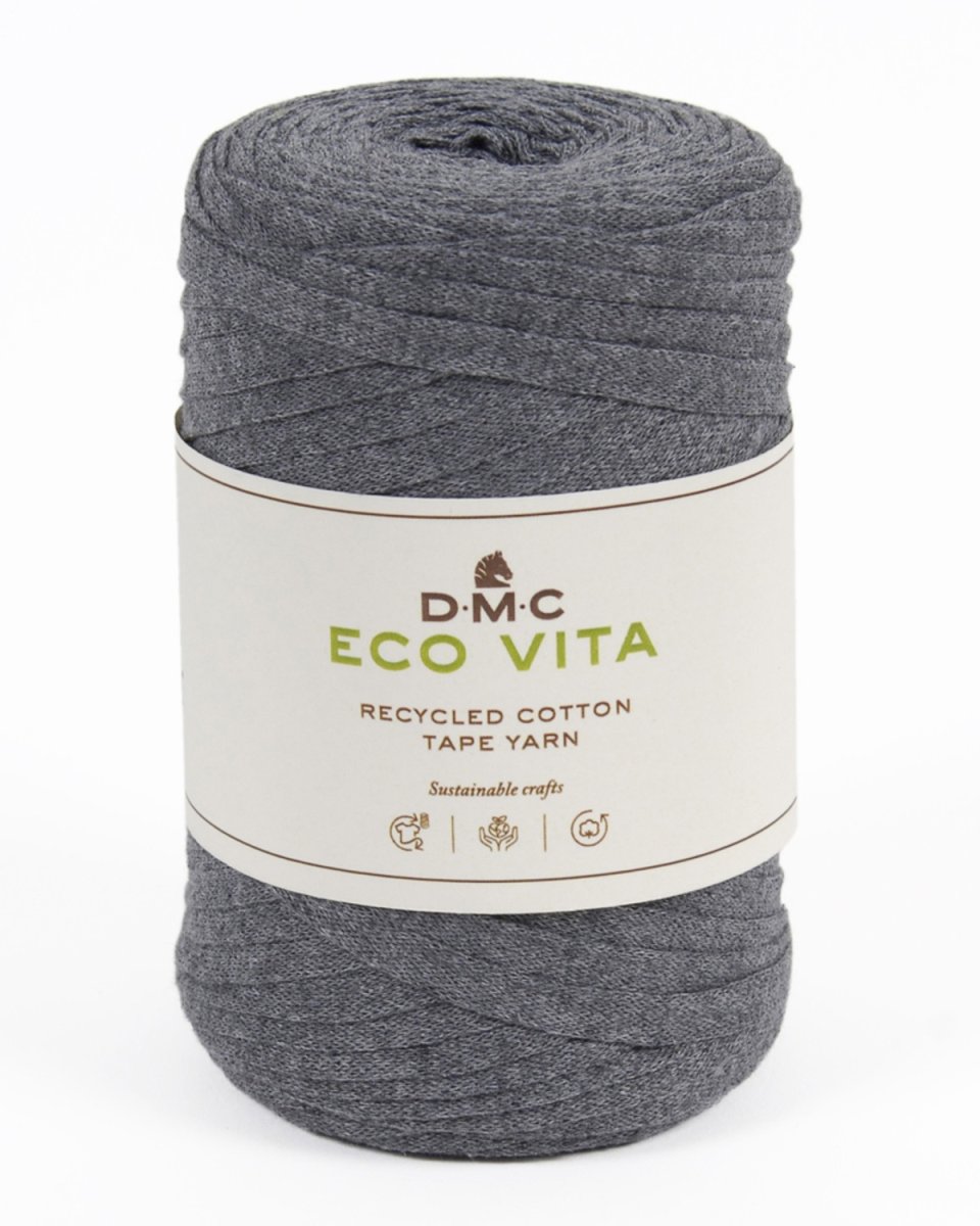 122 Mörkgrå, Eco Vita Bandgarn