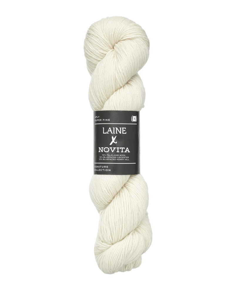 0151 Cloudy Cotton, Laine 4-ply