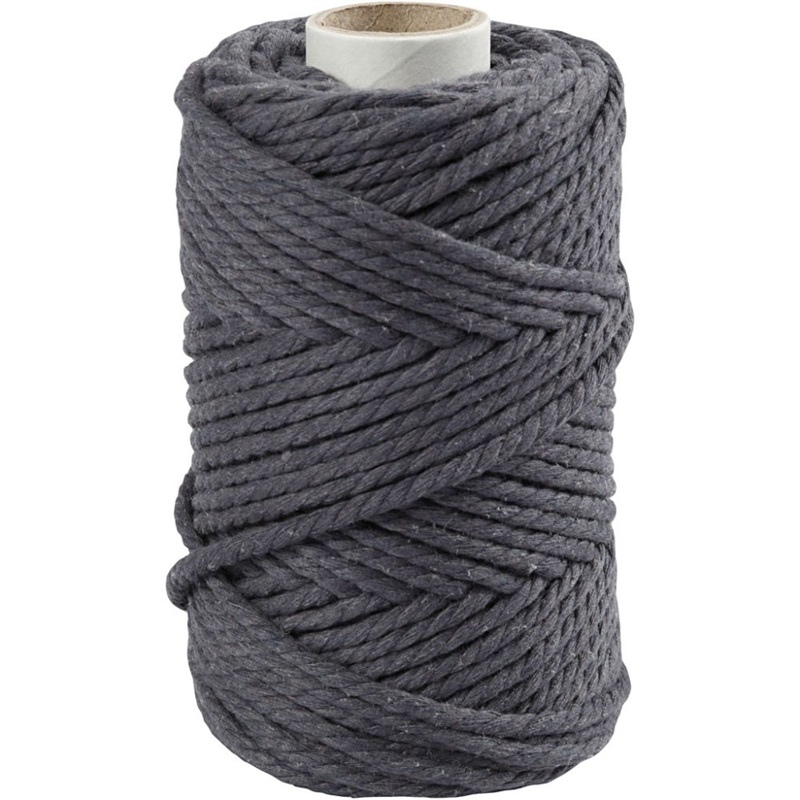 414754 Grå, Macrame 4mm