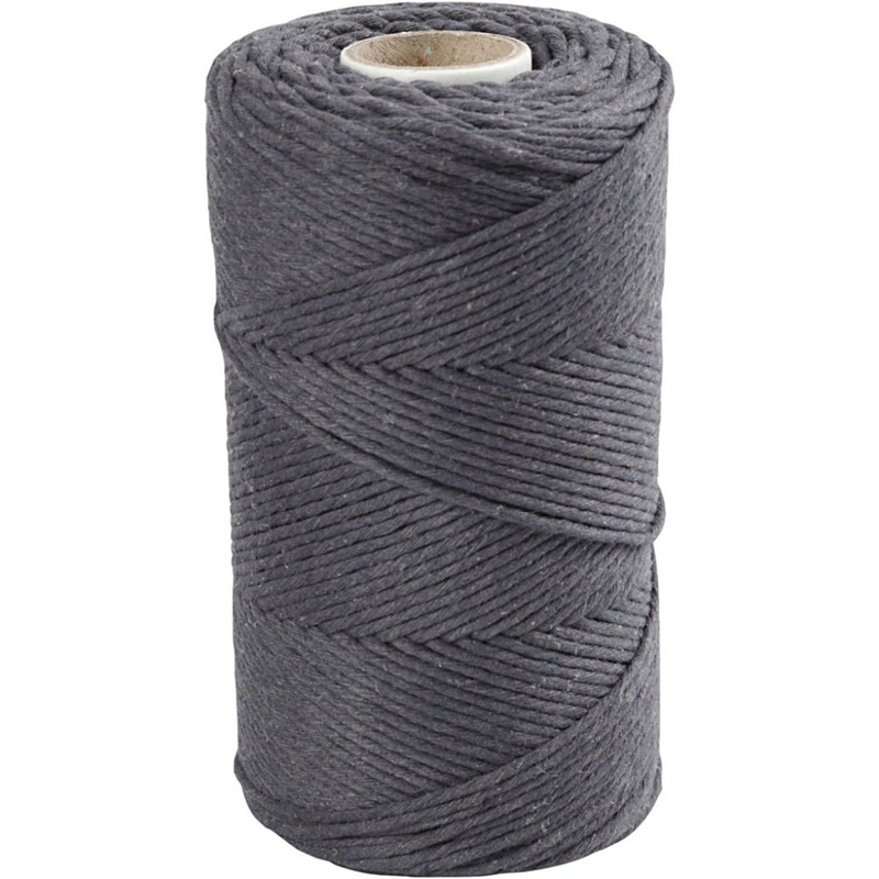 414764 Grå, Macrame 2mm