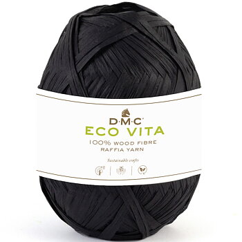 002 Svart, Eco Vita Raffia