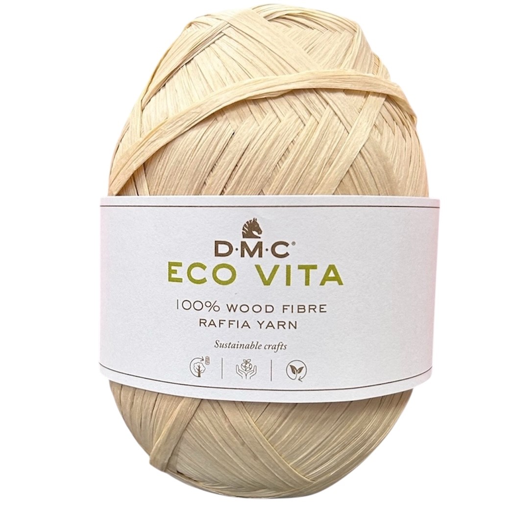 032 Ljusgul, Eco Vita Raffia