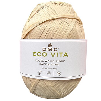 032 Ljusgul, Eco Vita Raffia