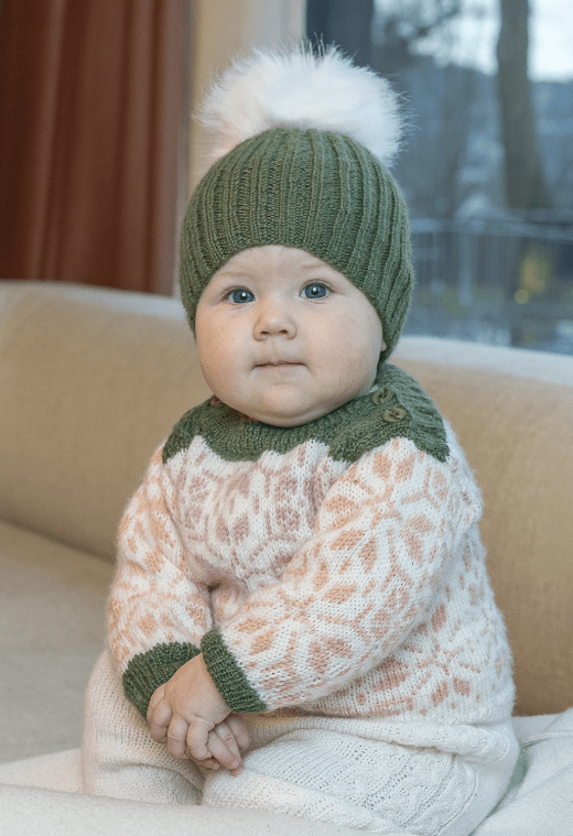 2506 Pastell till baby 0-24 mnd i Baby Ull, Mönsterhäfte Viking Garn - 5