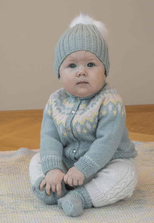 2506 Pastell till baby 0-24 mnd i Baby Ull, Mönsterhäfte Viking Garn - 13