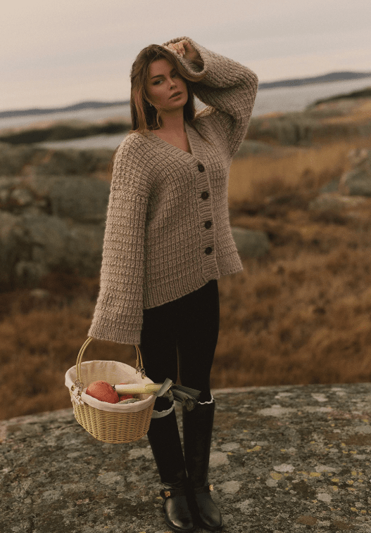 2509 Dam Chunky Strikk i Snorre, Mönsterhäfte Viking Garn - 2