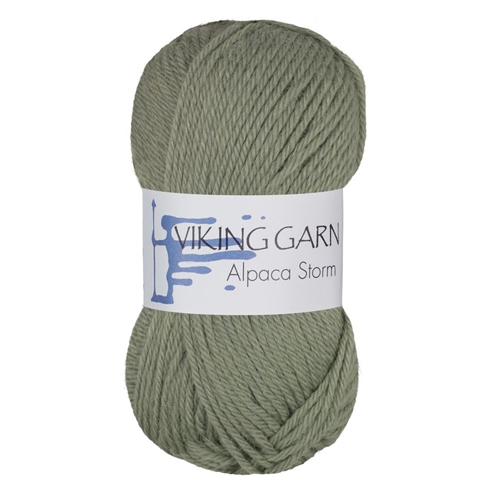 532 Dov grön Alpaca Storm