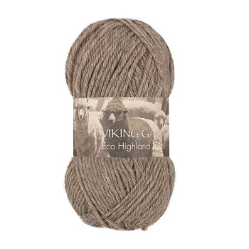 209 Ljusbrun Highland Eco Wool