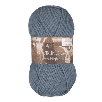 210 Ljus Jeansblå, Highland Eco Wool