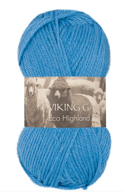 223 Mellanblå, Highland Eco Wool