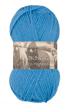 223 Mellanblå, Highland Eco Wool