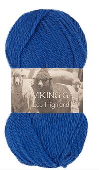 224 Koboltblå, Highland Eco Wool